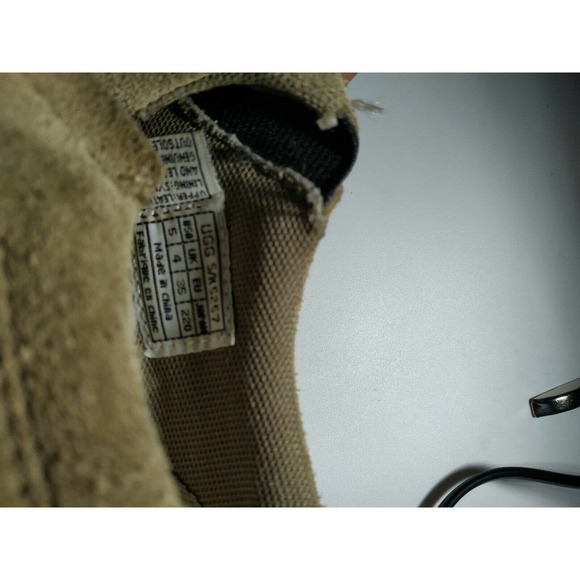 UGG S/N 5257 Women's Shearling Slip-On Taupe/Black Leather Shoe Size 5 - Picture 12 of 12